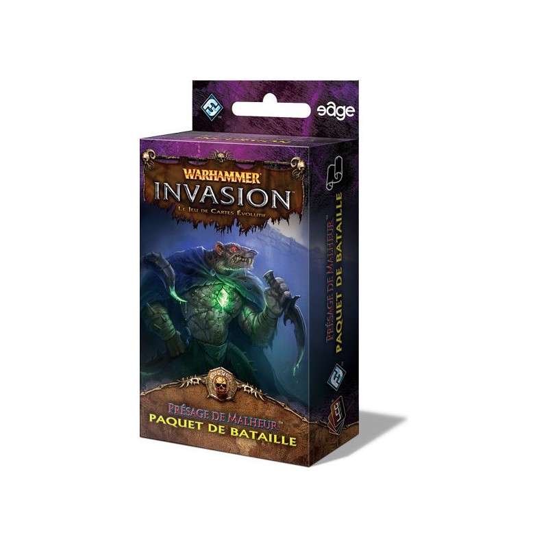 Jeux de société - Occasion - Warhammer Invasion : Extension Présage de Malheur