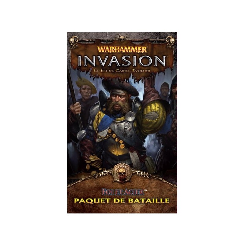 Jeux de société - Occasion - Warhammer Invasion : Extension Foi et Acier