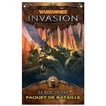 Jeux de société - Occasion - Warhammer Invasion : Extension Le Roc de Fer