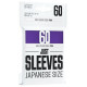 Protège-cartes Gamegenic - 60 Just Sleeves Japanese Size - Violet