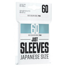 Protège-cartes Gamegenic - 60 Just Sleeves Japanese Size - Transparent