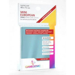 Gamegenic Prime Board Game Sleeve : 50 pochettes Mini European 46 x 71mm