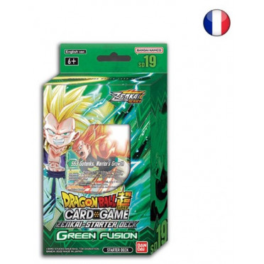 Zenkai Starter Deck Dragon Ball Card Game : Green Fusion SD19
