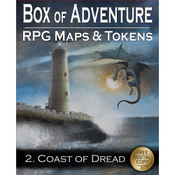 Jeu de rôle - Box Adventure RPG Maps & Tokens : 2 Coast of Dread