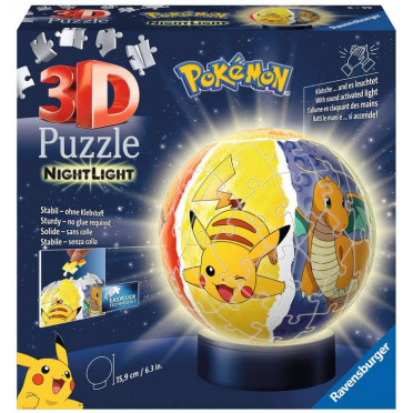 Puzzle Ravensburger 3D : Pokémon Nightlight - 74 Pièces