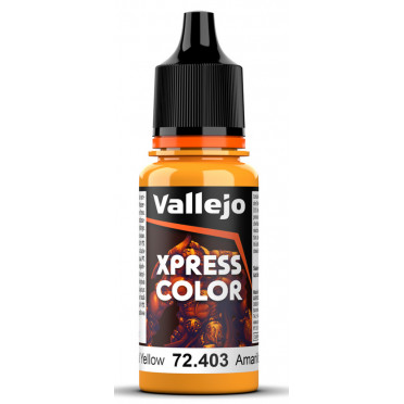 Peinture Vallejo Game Color : Xpress Color – Jaune Impérial – Imperial Yellow