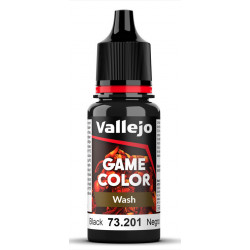 Peinture Vallejo Game Wash : Noir - Black