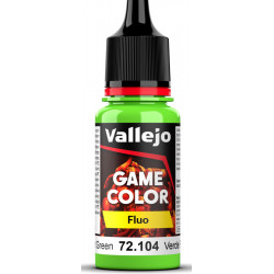 Peinture Vallejo Game : Vert Fluo – Fluorescent Green
