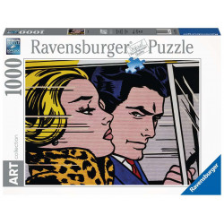 Puzzle Ravensburger Art Collection : Roy Lichtenstein : In The Car - 1000 pièces