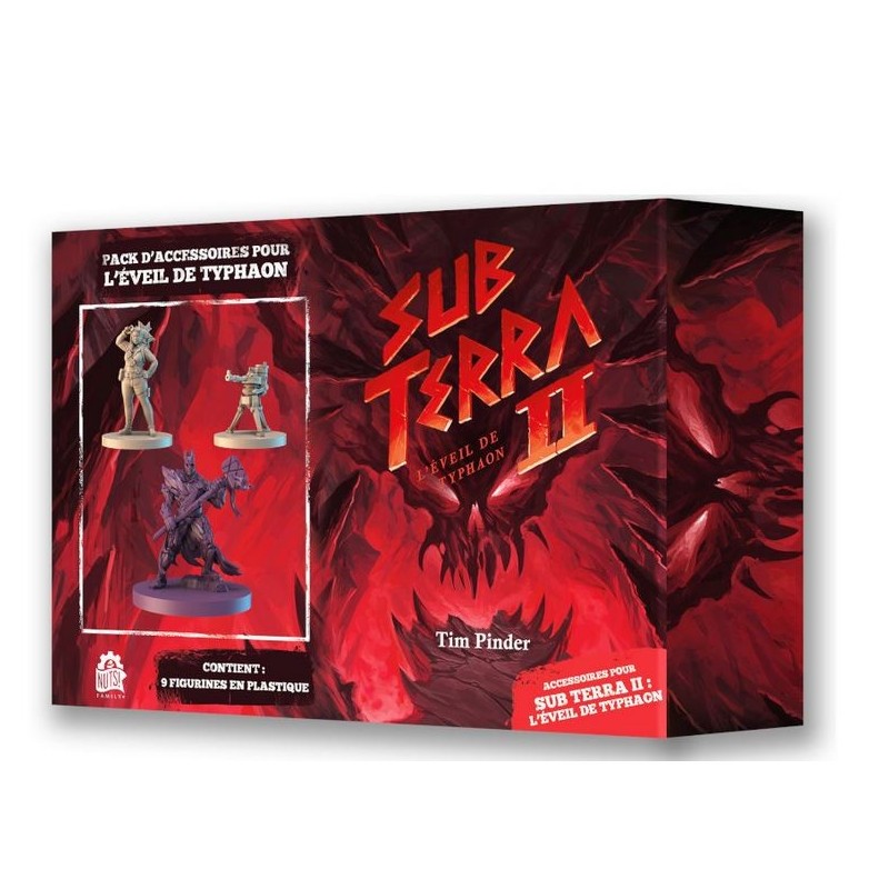 Jeux de société - Sub Terra II - Pack de figurines : L’éveil de Typhaon