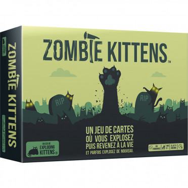 Jeux de société - Exploding Kittens - Zombie Kittens