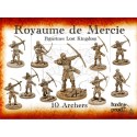 Figurine à peindre : Régiment de 10 Archers de la Mercie