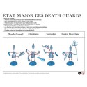 Figurine à peindre : 5 Guerriers de l'État Major des Deathguards