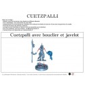 Figurine à peindre : Régiment de 10 Guerriers Cuetzpalli (javelot et bouclier)