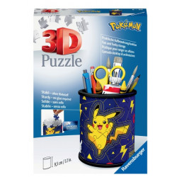 Puzzle Ravensburger 3D : Pot à Crayons Pokémon - 57 Pièces