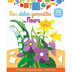Livre Jeux - Mon Atelier Gommettes : Les Fleurs