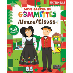 Livre Jeux - Mon Cahier de Gommettes : Alsace/Elsass