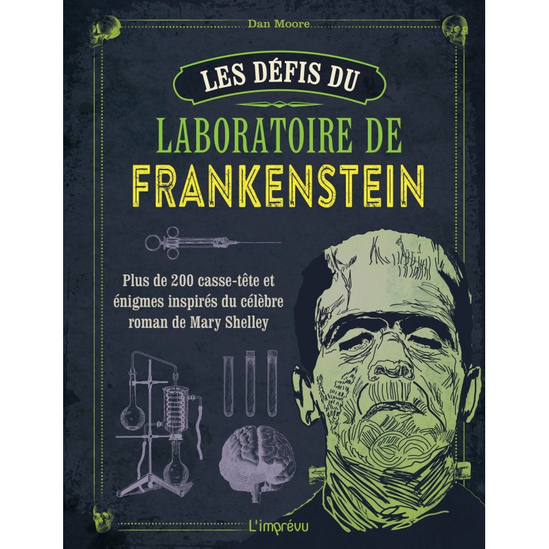 Livre Jeux - Les défis du laboratoire de Frankenstein