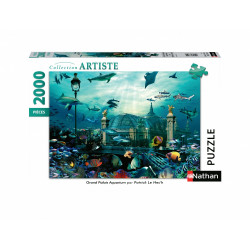 Puzzle Nathan : Collection Artiste : Grand Palais Aquarium - 2000 pièces