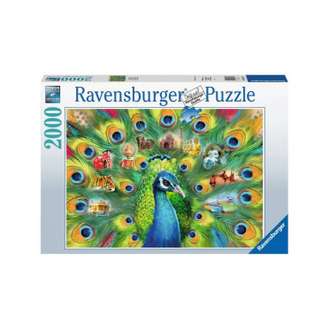 Puzzle Ravensburger : Le Pays du Paon - 2000 Pièces