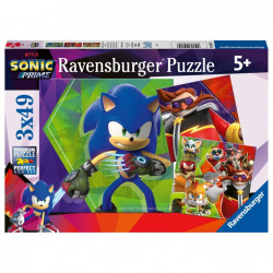 Puzzle Ravensburger : Sonic Prime - 3x49 Pièces