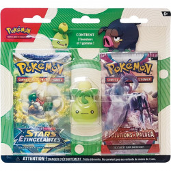 Pokémon - Pack 2 Boosters + Gomme Olivini