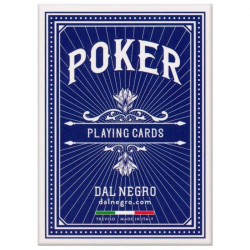 Carte Poker - Dal Negro - Bleu Foncé - 100% Plastique