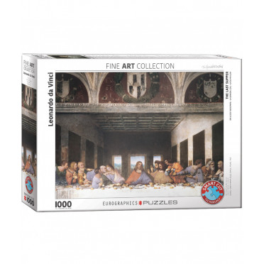 Puzzle Eurographics Fine Art Collection : Léonard de Vinci : La Dernière Cène - 1000 Pièces