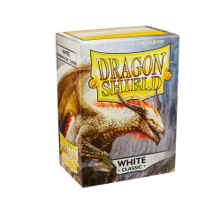 Protège-cartes Dragon Shield - 100 Standard Sleeves Classic White