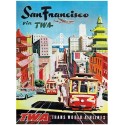 Puzzle New York Puzzle Company - American Airlines : San Fransisco - 1000 Pièces