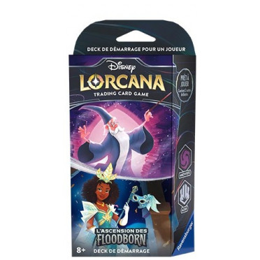 Deck de Démarrage Disney Lorcana : L'Ascension des Floodborn : Merlin/Tiana