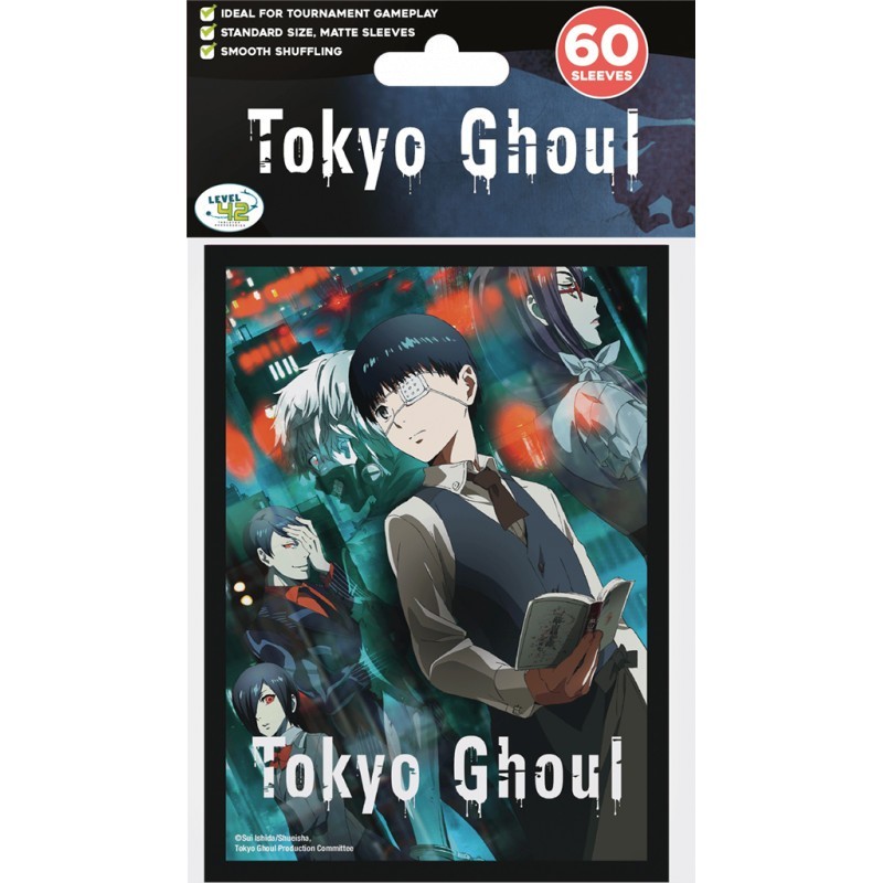 Protège-cartes Illustré Tokyo Ghoul - 60 Japanese Size Sleeves - Ghoul City