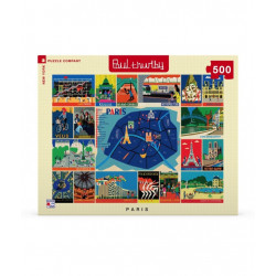 Puzzle New York Puzzle Company - Paul Thurlby : Paris Collage - 500 Pièces