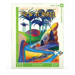 Puzzle New York Puzzle Company - New Yorker Summer Escapes : L . Mattott - 500 Pièces