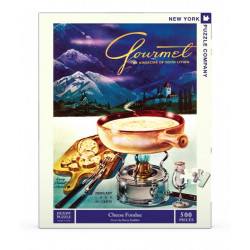 Puzzle New York Puzzle Company - Gourmet Cheese Fondue : Henry Stahlhut - 500 Pièces