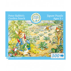Puzzle New York Puzzle Company - Beatrix Potter : Peter Rabbit's Garden Snack - 500 Pièces