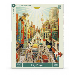 Puzzle New York Puzzle Company - Victor Ngai : City Prayer - 1000 Pièces