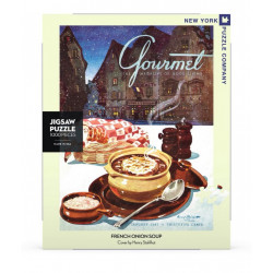 Puzzle New York Puzzle Company - Gourmet French Onion Soup : Henry Stahlhut - 1000 Pièces