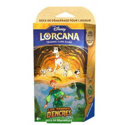 Précommande : Deck de Démarrage Disney Lorcana : Les Terres d'Encres : Pongo/Peter Pan 23/02 et 08/03 2024