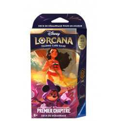Deck de Démarrage Disney Lorcana - Premier Chapitre : Vaiana/Mickey - Réimpression