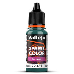 Peinture Vallejo Xpress Color Intense : Turquoise Hérétique – Heretic Turquoise