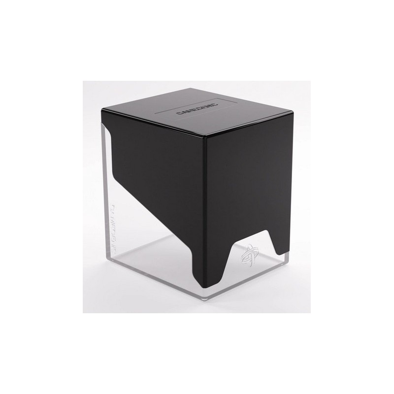Gamegenic Deck Box Boite de rangement Bastion 100+ XL : Noir et Transparent