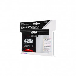 Précommande : Double Sleeving Protège-cartes Gamegenic Illustré Star Wars Unlimited : Space Red 08/03/2024