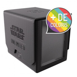 Précommande : Deck Box Boite de Rangement Gamegenic Star Wars Unlimited : Deck Pod Noir 08/03/2024