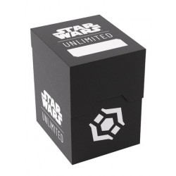 Précommande : Deck Box Boite de Rangement Gamegenic Star Wars Unlimited : Soft Crate Noir 08/03/2024