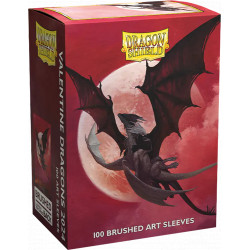 Protège-cartes Dragon Shield - 100 Brushed Art Sleeves - Valentines 2024
