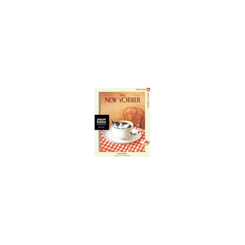 Puzzle New York Puzzle Company - The New Yorker : Cattuccino - 1000 Pièces