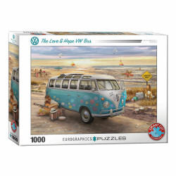 Puzzle Eurographics - The Love & Hope VW Bus - 1000 Pièces