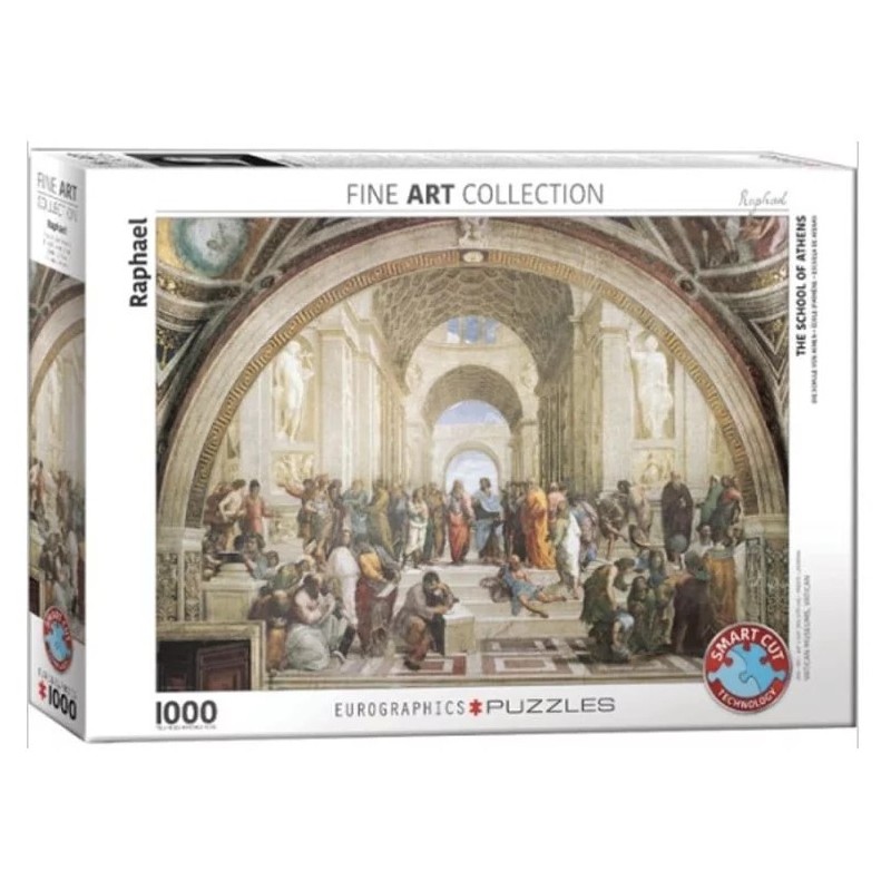 Puzzle Eurographics Fine Art Collection - Raphael : L'École d'Athène - 1000 Pièces