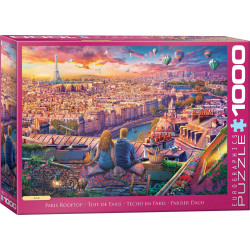 Puzzle Eurographics - Toit de Paris - 1000 Pièces